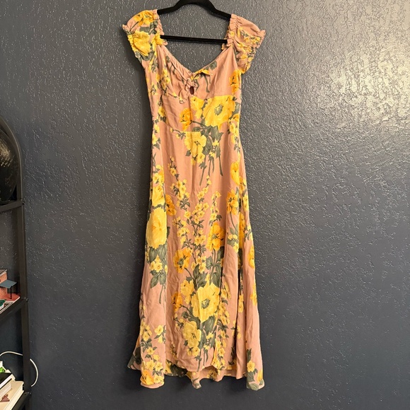 Reformation Floral Midi Dress - Picture 1 of 5